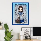 Poster Dorthy et Toto par Jasmine Becket (Bureau à domicile)