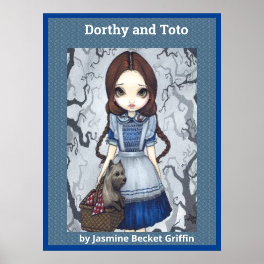Poster Dorthy et Toto par Jasmine Becket Griffin (Devant)