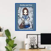 Poster Dorthy et Toto par Jasmine Becket Griffin (Bureau à domicile)