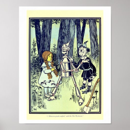 Poster Dorthy & Scare Crow rencontrent Tin Man (Devant)
