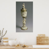 Poster Dorure d'argent et gobelet d'ivoire sculpté (Cuisine)