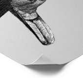 Poster Doses D'Art vintages Sur Branche Animal (Coin)