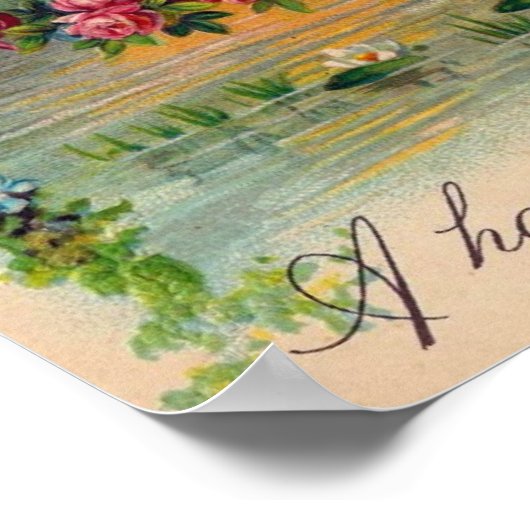 Poster Doses Rose anniversaire (Coin)