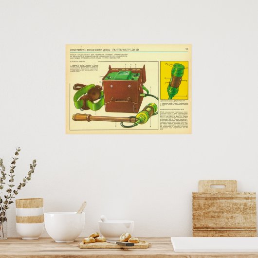 Poster dosimètre (Cuisine)