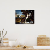 Poster Dosso Dossi Circe et ses amants dans un paysage (Cuisine)