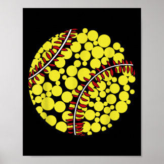Poster Dot Day Softball Vibes Pois Enfants Toddler You