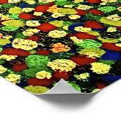 Poster DOT MATRICE : toile VERTE (Coin)