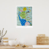 Poster Dotsie et fille Imprimer (Cuisine)