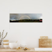 Poster Double arc-en-ciel (Cuisine)