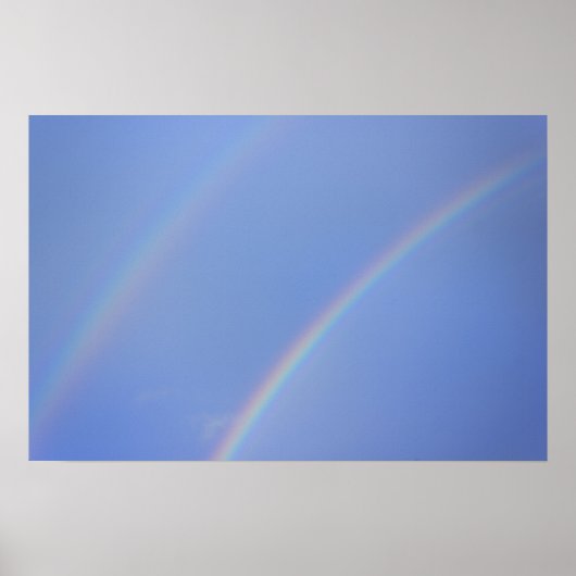 Poster Double arc-en-ciel (Devant)