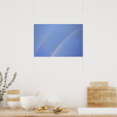 Poster Double arc-en-ciel (Cuisine)