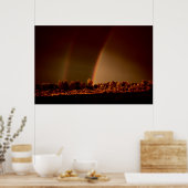 Poster double arc-en-ciel (Cuisine)