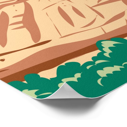 Poster double arche du Parc national Arches (Coin)