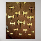 Poster Double axes miniatures (Devant)