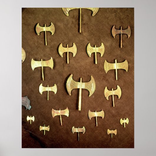 Poster Double axes miniatures (Devant)