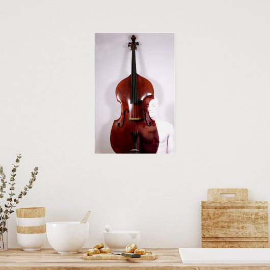 Poster Double bass (Cuisine)