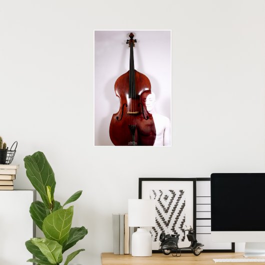 Poster Double bass (Bureau à domicile)