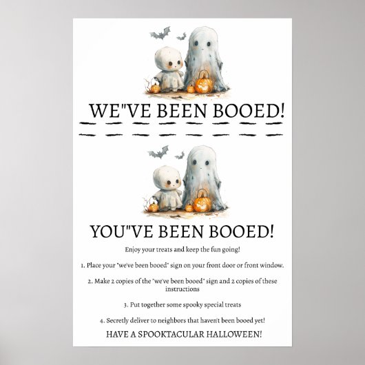 Poster Double Boo Delight – Un jeu d'Halloween surprise (Devant)