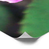 Poster Double bouton (rose) (Coin)