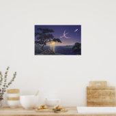Poster Double coucher de soleil (Cuisine)