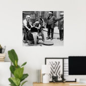 Poster DOUBLE D'ÉGOUT DE L'INTERDICTION BIÈRE c. 1925 (Bureau à domicile)