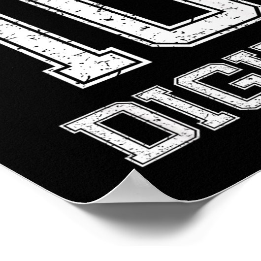 Poster Double Digits 10th Birthday 10 Year Old (Coin)