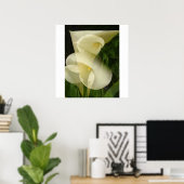 Poster Double exposition Calla Lily (Bureau à domicile)