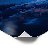 Poster Double exposition de loup mignon Imaginaire (Coin)