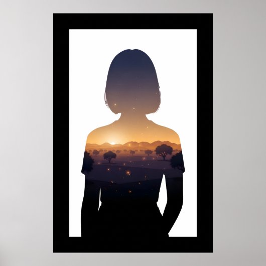 Poster Double exposition numérique Twilight Maroc (Devant)