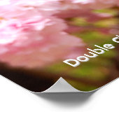 Poster Double floraison de cerisier (Coin)
