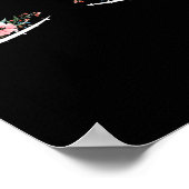Poster Double Mastectomie cicatrices Avec Fleurs Cancer D (Coin)