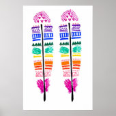 Poster Double plumes (Devant)