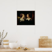 Poster Double portrait de Marie Serre (Cuisine)