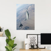 Poster Double problème (Bureau à domicile)