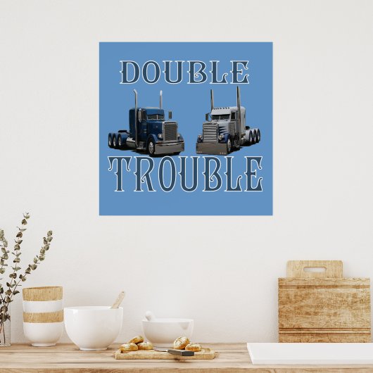 Poster Double problème (Cuisine)