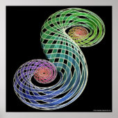 Poster Double spirale (Devant)