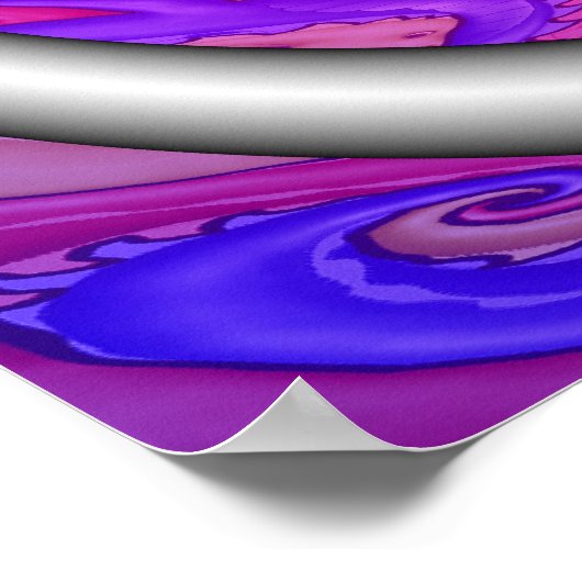 Poster Double spirale (Coin)