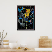 Poster Double tension par Basil Kandinsky (Cuisine)