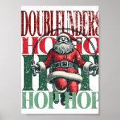 Poster DOUBLE-UNDERS Fun Noël Version Fitness Termes (Devant)