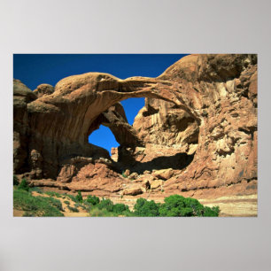 Poster Double voûte, voûtes parc national, Utah
