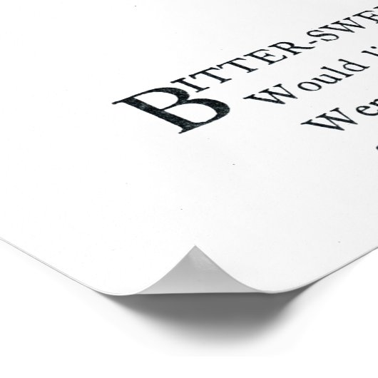 Poster Douce amère (Coin)