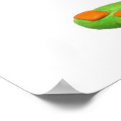 Poster Douce Baby Shower de bébé monstre tacheté en Nurse (Coin)