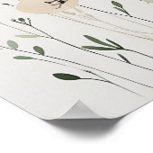 Poster Douce Floraison de Fleurs Sauvages (Coin)