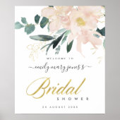 POSTER DOUCE FLURALE ROSE A QUATRE HEURES DE MARIAGE BIEN (Devant)