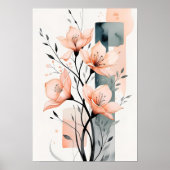 Poster Douce Harmonie Florale (Devant)