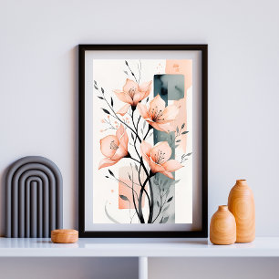 Poster Douce Harmonie Florale