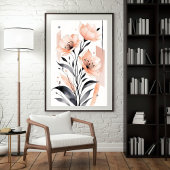 Poster Douce Harmonie Florale