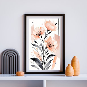 Poster Douce Harmonie Florale