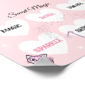 Poster Douce Kitty Magique (Coin)