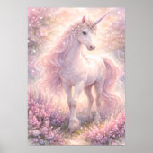Poster Douce Licorne pastel Fantaisiste (Devant)